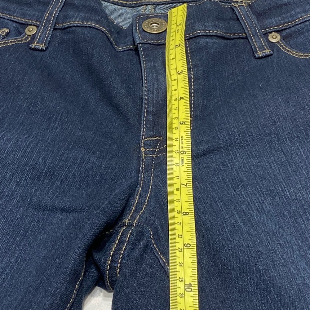 Style & Co‎ NWT Curvy Cuffed Capri ~4 Petite~ Dark Blue Wash Denim~ - Picture 15 of 16